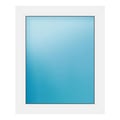 Festverglasung 70x85 cm Weiß