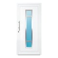 Aluminium Haustür 102x212 cm Verkehrsweiß RAL 9016 Prezo Top 01 