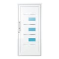 Aluminium Haustür 100x210 cm Verkehrsweiß RAL 9016 Prezo Top 18 