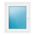 Fenster 75,5x90 cm Weiß