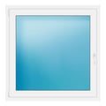 Fenster 118x118,8 cm Weiß