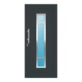 Aluminium Haustür 90x204 cm Anthrazitgrau RAL 7016 Prezo Top 01 