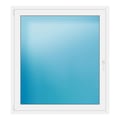 Fenster 130,3x143,3 cm Weiß