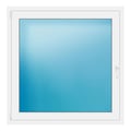 Innenansicht Fenster 122x122,8 cm Weiß