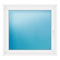 Fenster 118x112 cm Weiß