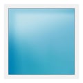 Festverglasung 140x140 cm Weiß