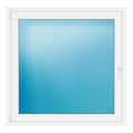 Fenster 126x125 cm Weiß