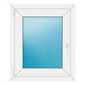 Fenster 66x78 cm Weiß