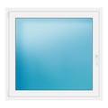 Fenster 123x117 cm Weiß