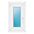 Fenster 42x72 cm Weiß