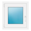 Fenster 60x64 cm Weiß