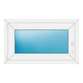 Fenster 90x54 cm Weiß