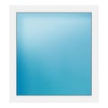 Festverglasung 100x109 cm Weiß