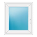 Fenster 76x86 cm Weiß