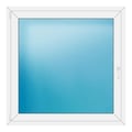 Fenster 128x128 cm Weiß
