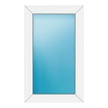 Festverglasung 56x92 cm Weiß