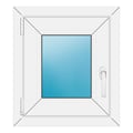 Fenster 48x54 cm Weiß