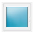 Fenster 85x83 cm Weiß