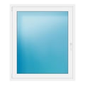 Fenster 117,5x137,5 cm Weiß