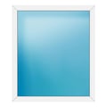 Festverglasung 124x144 cm Weiß