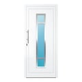 Aluminium Haustür 100x218 cm Verkehrsweiß RAL 9016 Prezo Top 01 