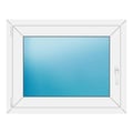 Fenster 92x72 cm Weiß