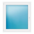 Fenster 111x119 cm Weiß
