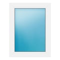 Festverglasung 62x81 cm Weiß