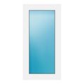 Festverglasung 50x100 cm Weiß