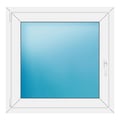 Fenster 94x92 cm Weiß