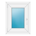 Fenster 52x68 cm Weiß