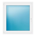 Fenster 110x117 cm Weiß