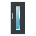 Aluminium Haustür 94x210 cm Anthrazitgrau RAL 7016 Prezo Top 01 