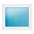 Innenansicht Fenster 109x94 cm Weiß