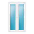 Zweiflügeliges Fenster 100x170 cm Weiß