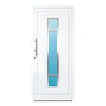 Aluminium Haustür 98x218 cm Verkehrsweiß RAL 9016 Prezo Top 01 