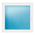Fenster 126x121 cm Weiß