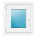 Fenster 52x58 cm Weiß