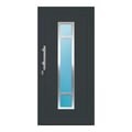 Aluminium Haustür 94x196 cm Anthrazitgrau RAL 7016 Prezo Top 01 