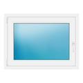 Fenster 100x74,5 cm Weiß