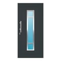 Aluminium Haustür 90x192 cm Anthrazitgrau RAL 7016 Prezo Top 01 