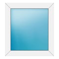 Festverglasung 70x76 cm Weiß