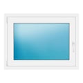 Fenster 100x75 cm Weiß