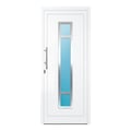 Aluminium Haustür 90x212 cm Verkehrsweiß RAL 9016 Prezo Top 01 