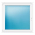 Fenster 124x120 cm Weiß