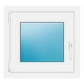 Fenster 60x57 cm Weiß