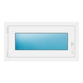 Fenster 86x45 cm Weiß
