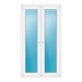 Zweiflügeliges Fenster 100x178 cm Weiß