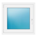 Fenster 80x77 cm Weiß