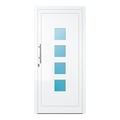 Aluminium Haustür 105x221 cm Verkehrsweiß RAL 9016 Prezo Top 09 